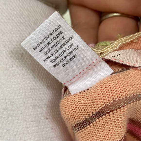 NWT INTUITIONS Stripe sweater size large 1️⃣ - Picture 9 of 9